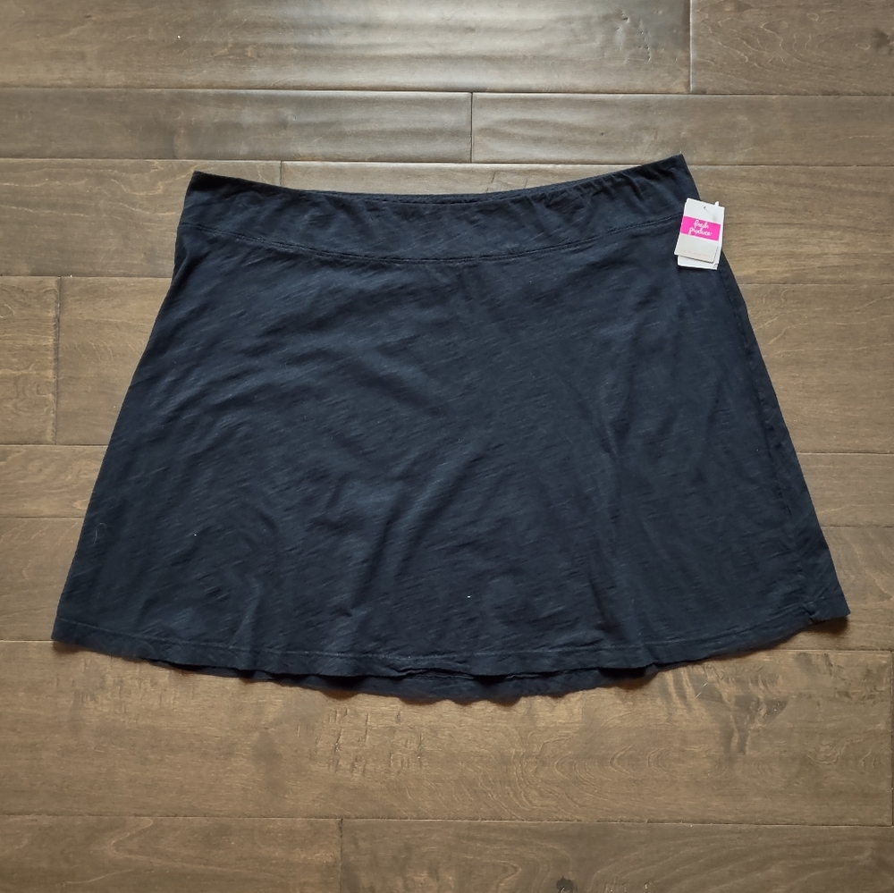 Fresh Produce Marina Skirt Cotton Slub Pull On Flare NWT
